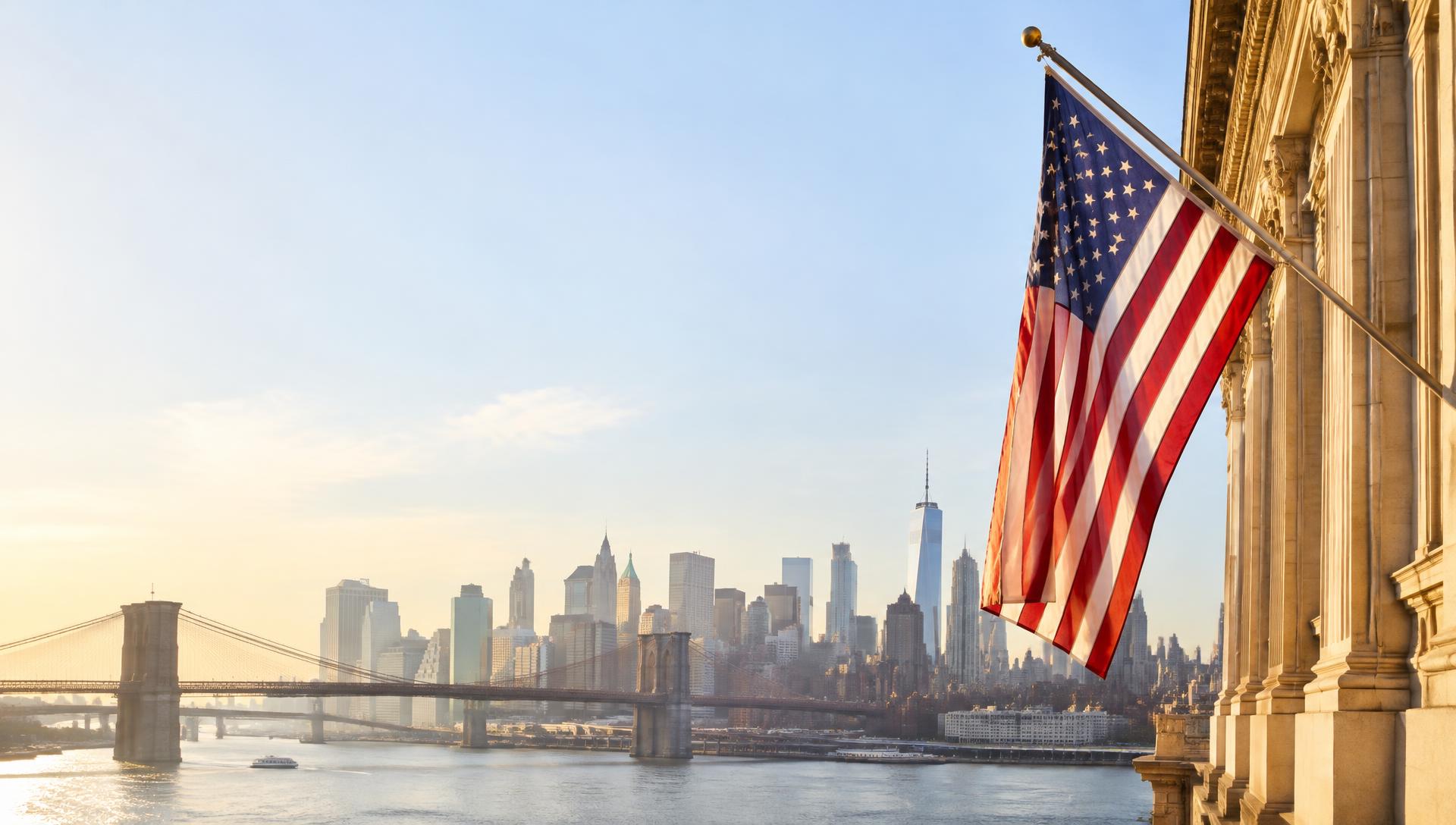 Нью-Йорк і прапор США
